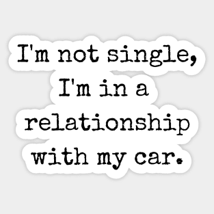 Car Love: The Perfect Relationship Sticker